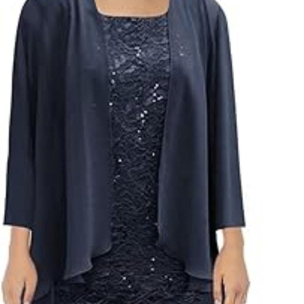 3 Pieces Mother of the Bride Pant Suit